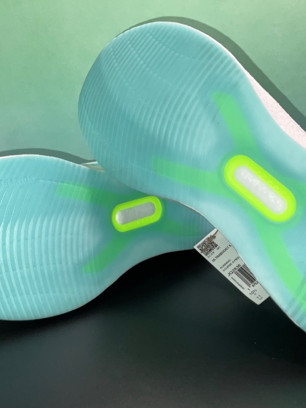 Adidas Ultraboost 5 Strung Shoes in Flash Aqua, NWT/No Box. Men’s 11/EU 44.5 - Picture 7 of 7